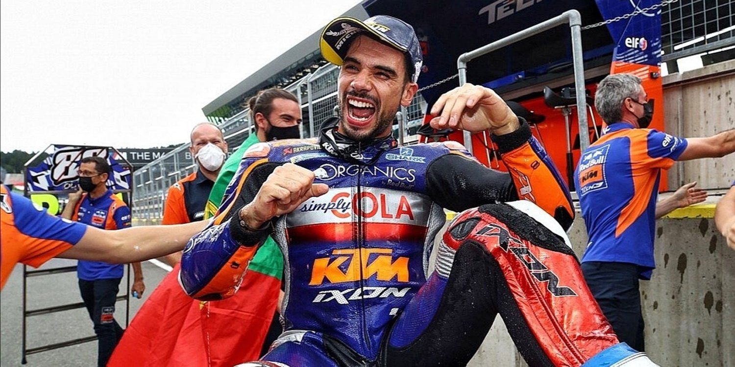 Miguel Oliveira, intratable en casa