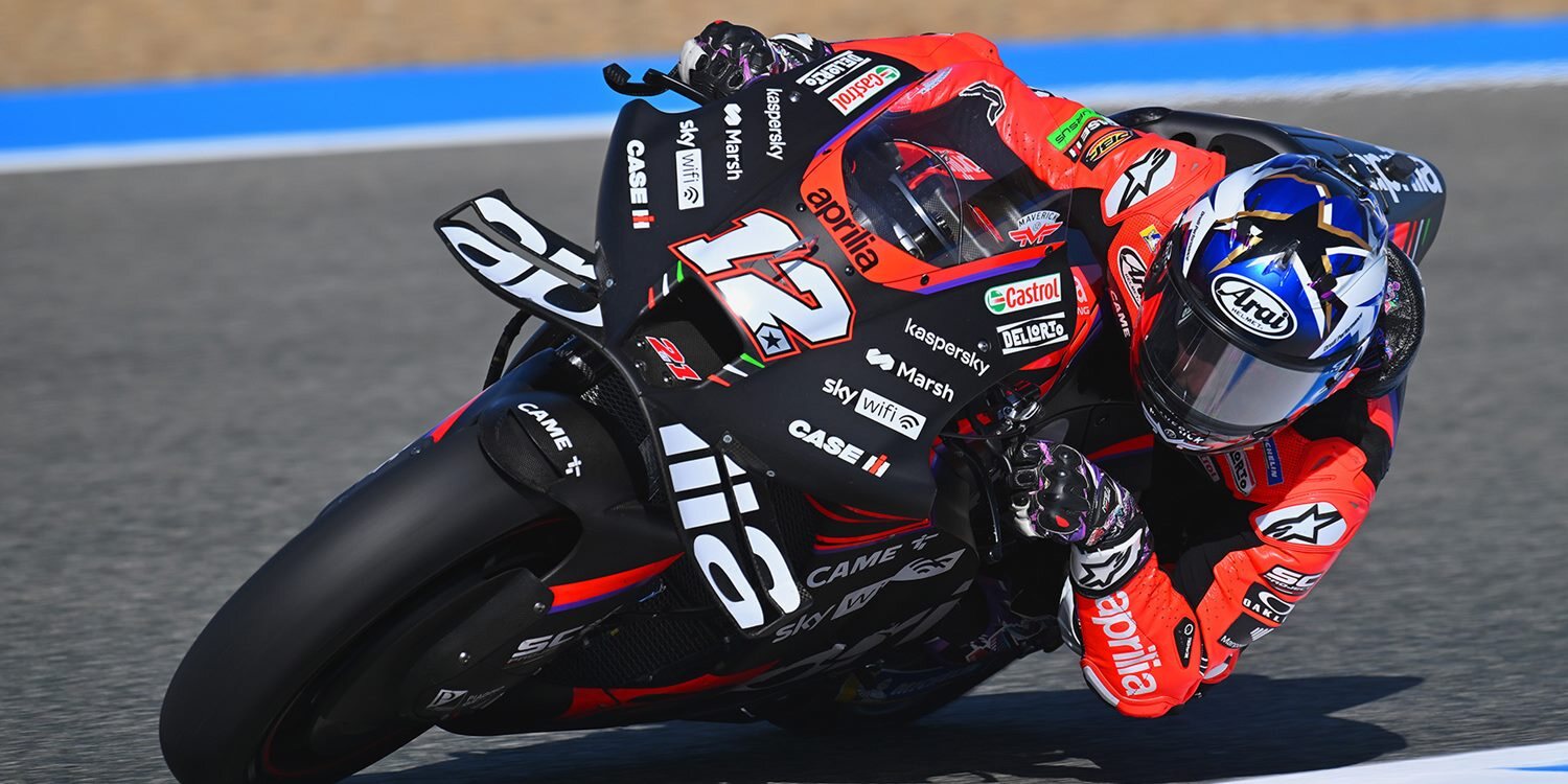 Maverick Viñales: "Desde el primer día que entré en Aprilia me sentí en una familia"