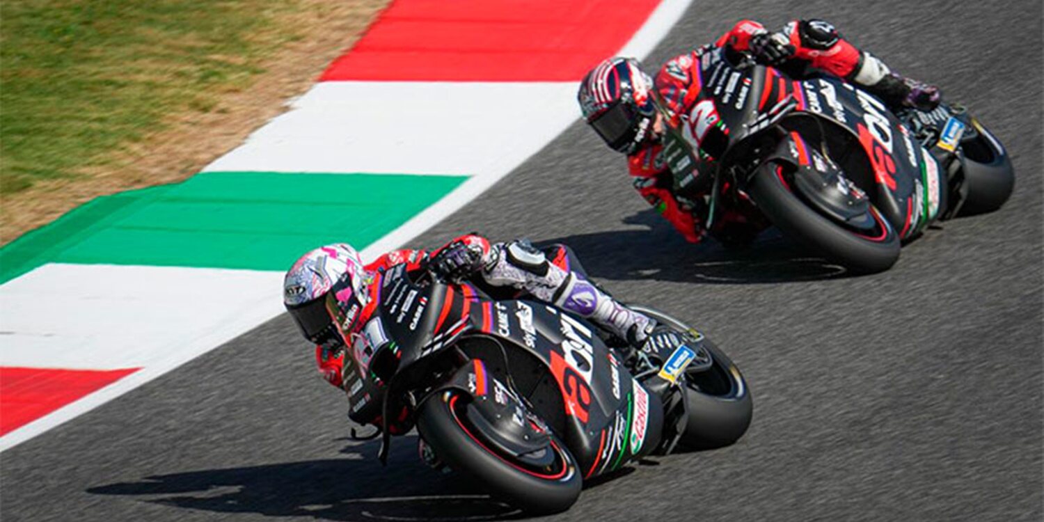 Viernes dominado por Aprilia en el Circuit