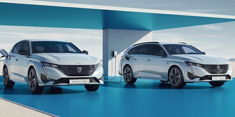 Peugeot anuncia la llegada de los  e-308 y e-308 SW eléctricos