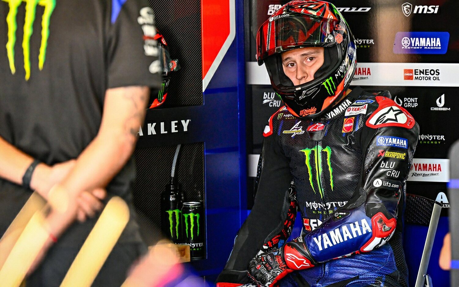 Fabio Quartararo: "Estoy presionando al 100%"