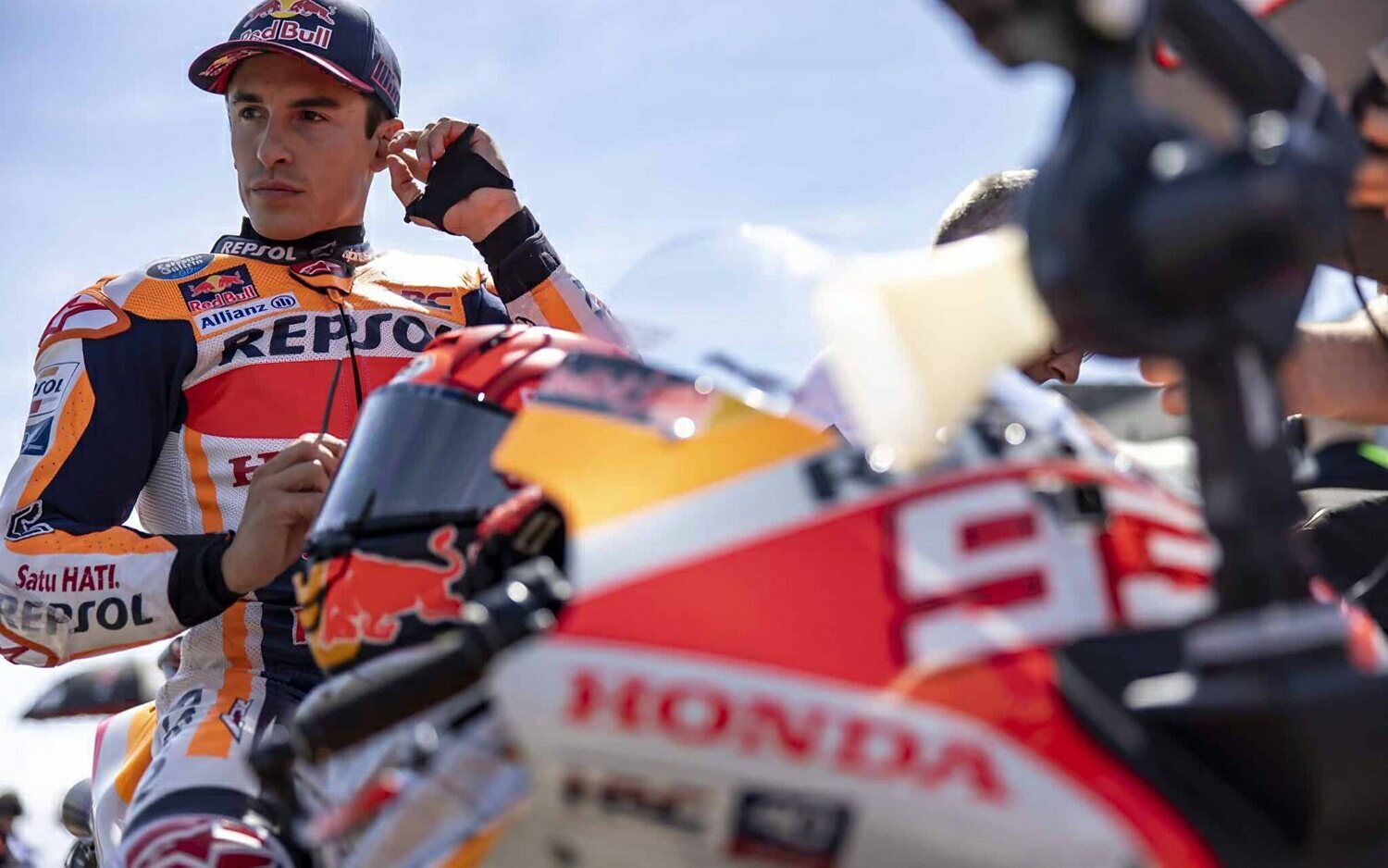 Marc Márquez: "Me encuentro bien físicamente"