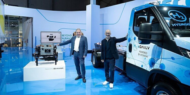 Iveco y Hyundai se unen para desarrollar una pila de combustible