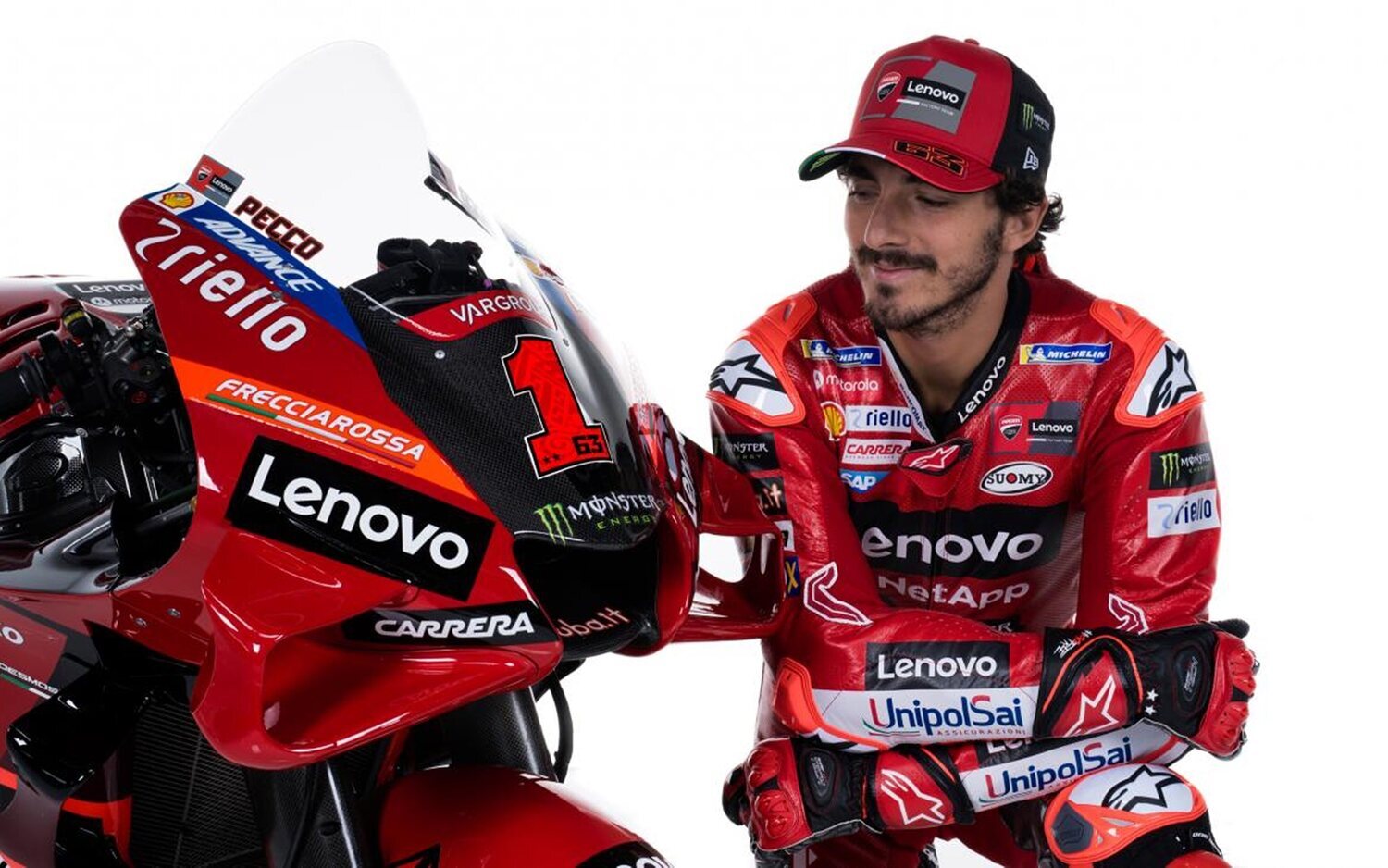 Francesco Bagnaia entra en la lista de pilotos con el #1