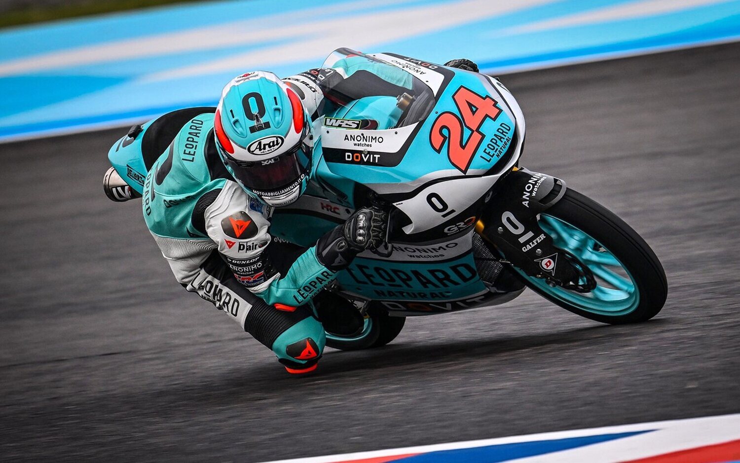 Tatsuki Suzuki gana una carrera de Moto3 con muchas caídas