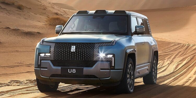 BYD lanza el U8, el todoterreno eléctrico más potente