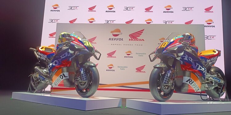 El Repsol Honda Team se presenta en Madrid con Joan Mir y Luca Marini