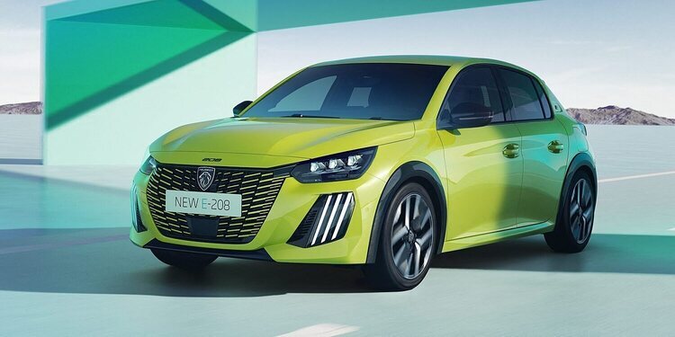 Peugeot E-208, un coche renovado y agresivo