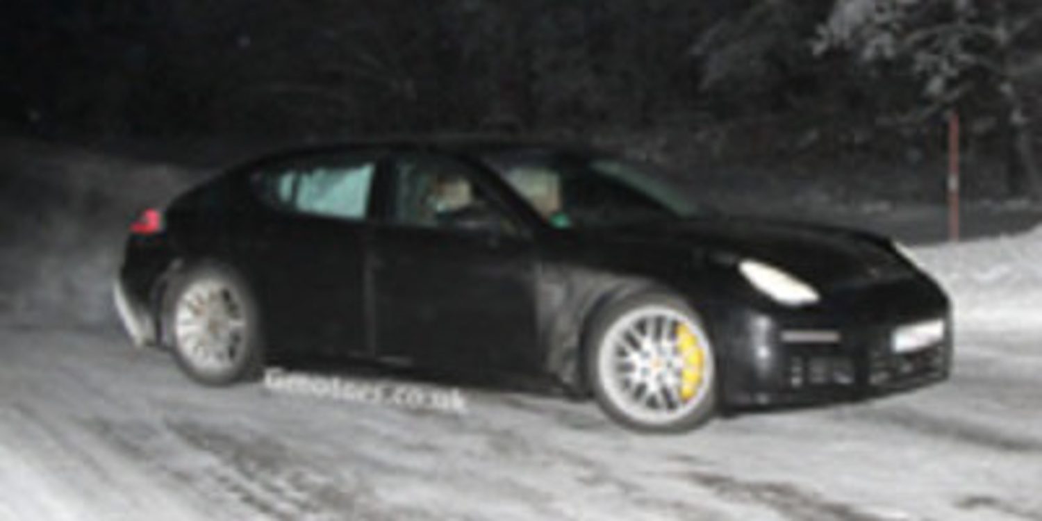 El restyling del Porsche Panamera, de pruebas bajo el frío