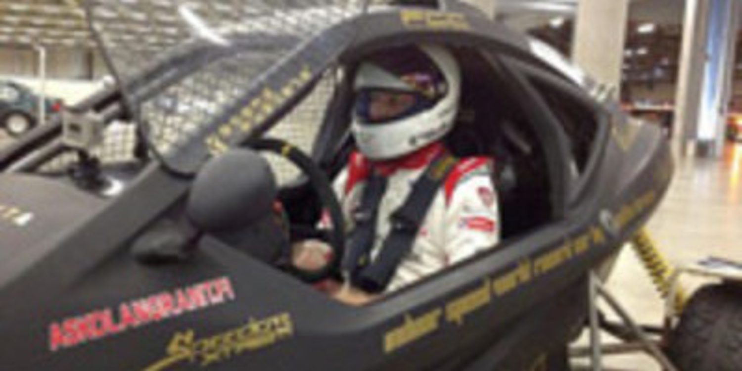 Mikko Hirvonen bate el Récord Guinness de velocidad indoor