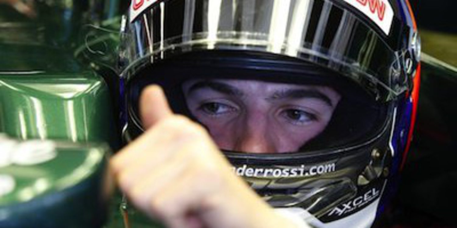 Alexander Rossi por Ma Qing Hua en Caterham GP2 lo que resta de temporada