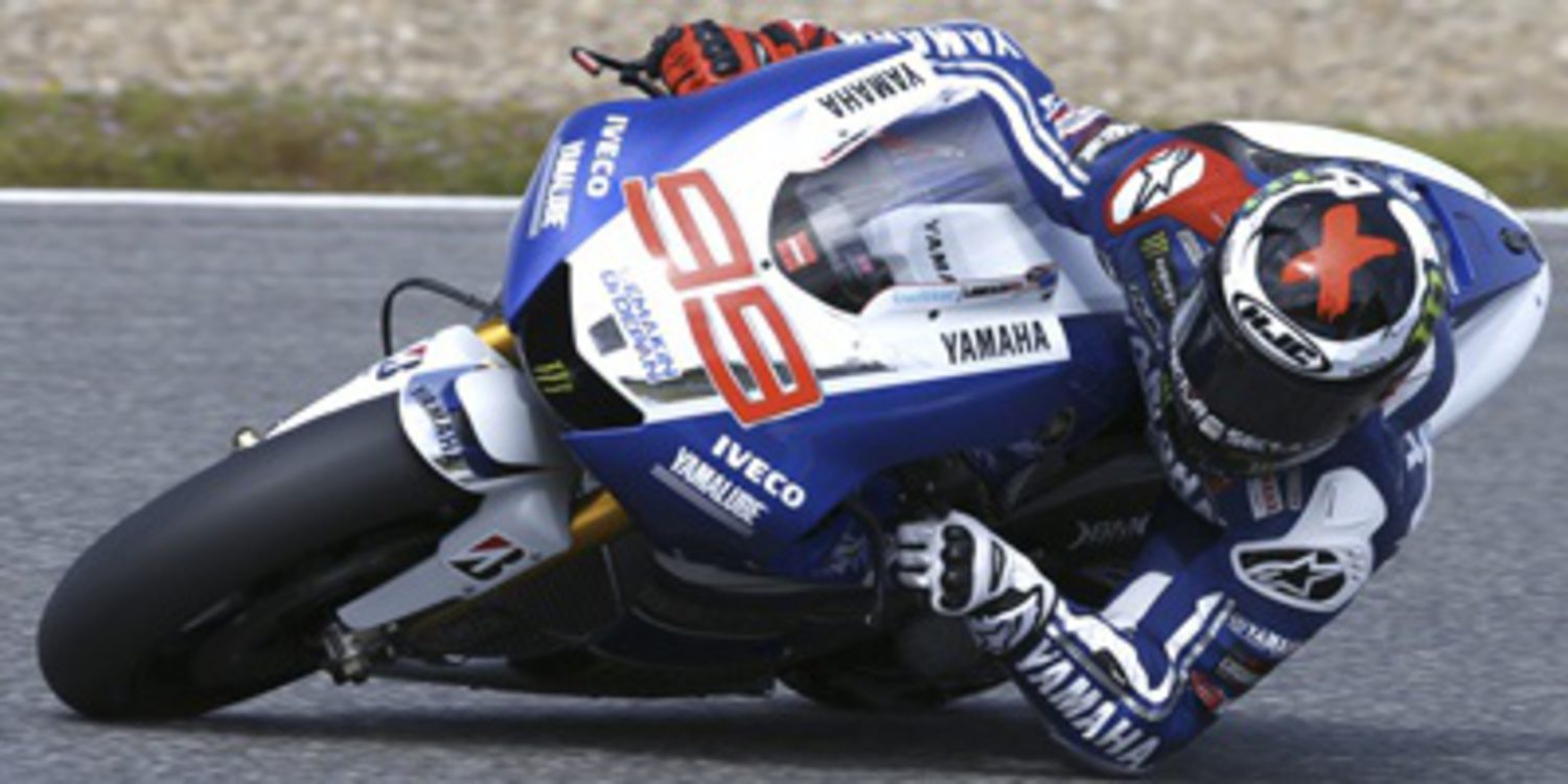 Jorge Lorenzo se anota los FP1 en Jerez por tres milésimas