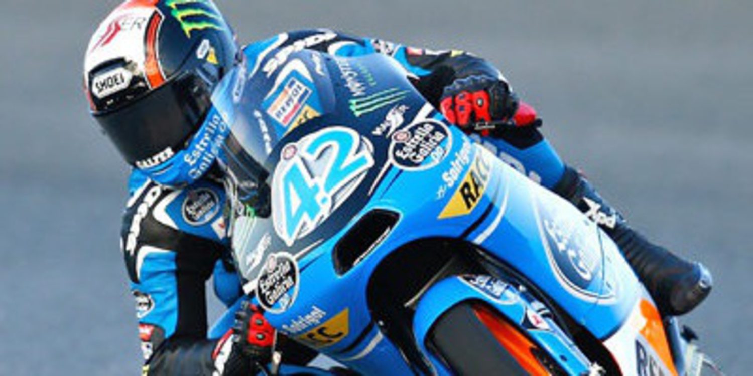 El granizo corta a Alex Rins en los FP2 de Moto3 en Le Mans