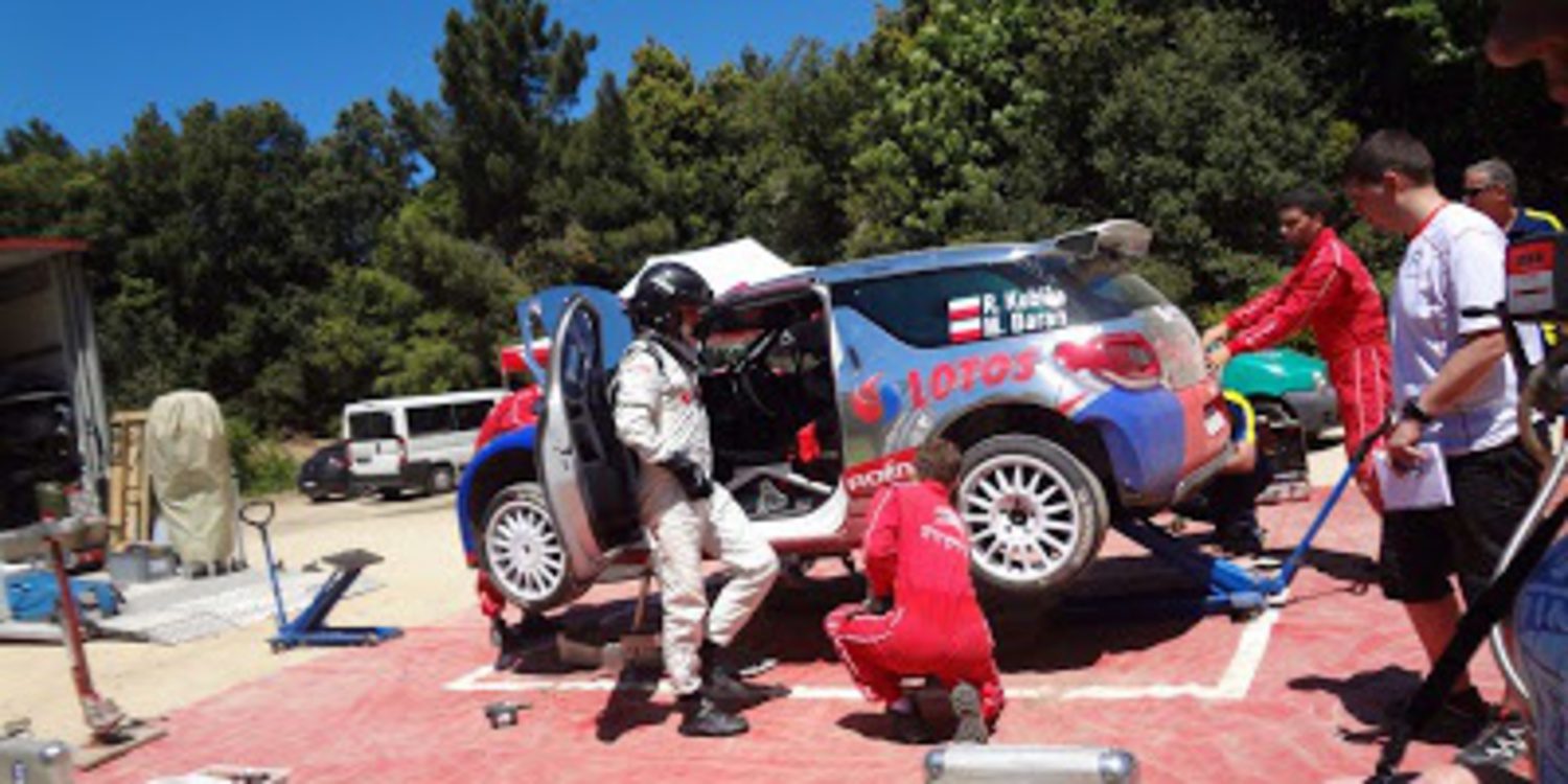 Robert Kubica analiza su abandono en el Tour de Corse