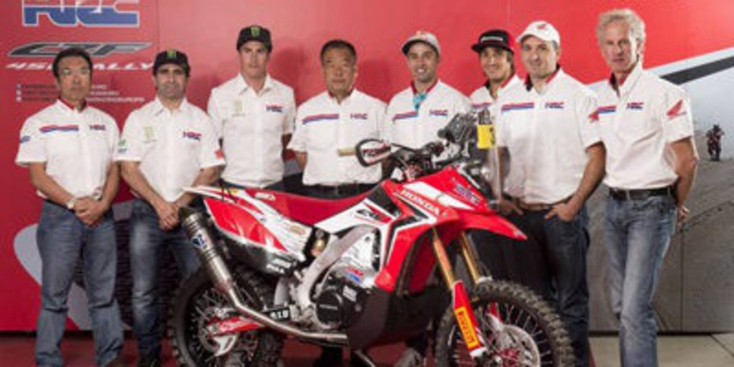 Joan Barreda y Gonçalves con Honda en el Dakar 2014