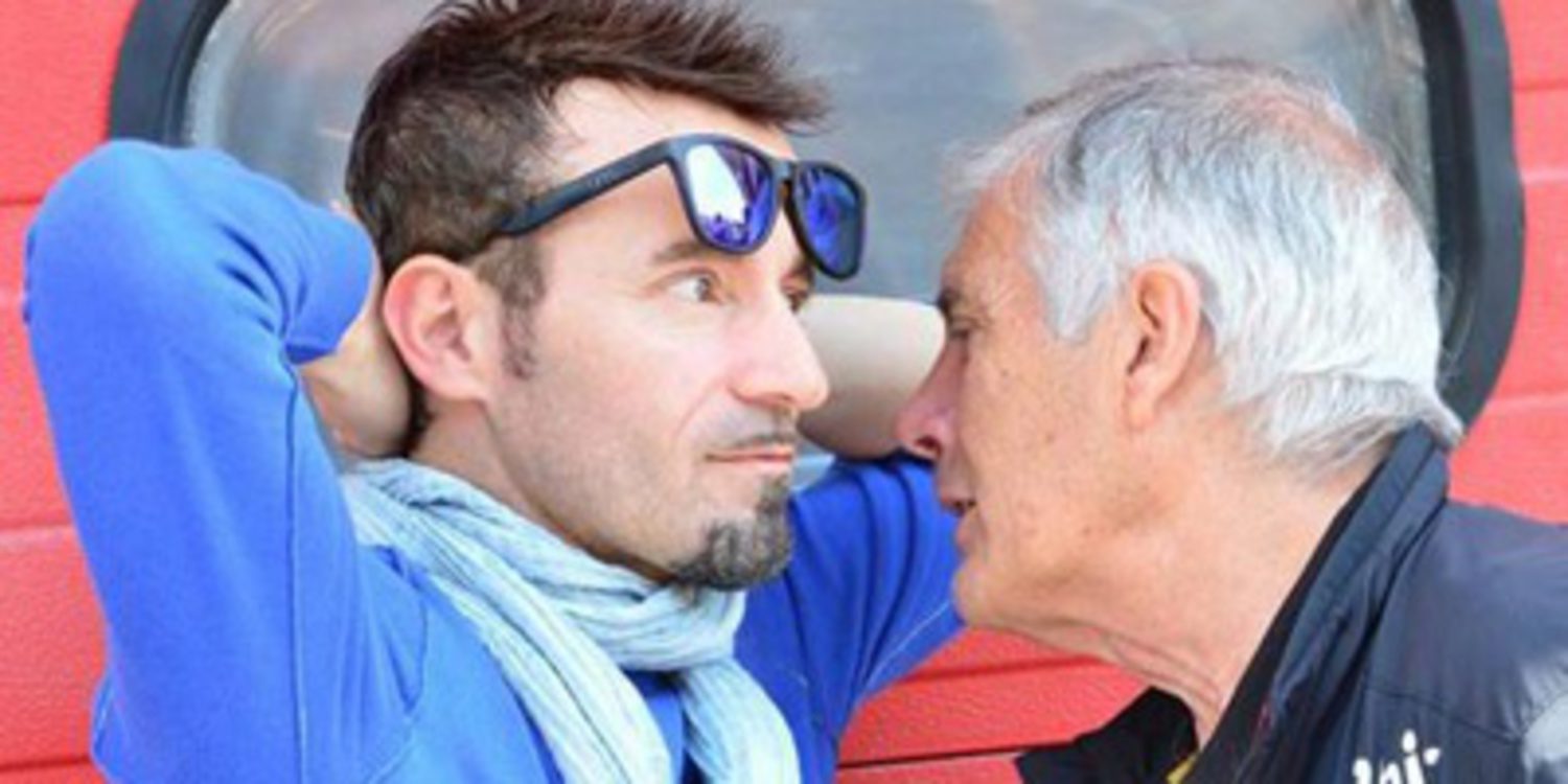 Max Biaggi a los mandos de la GP13 de Ben Spies