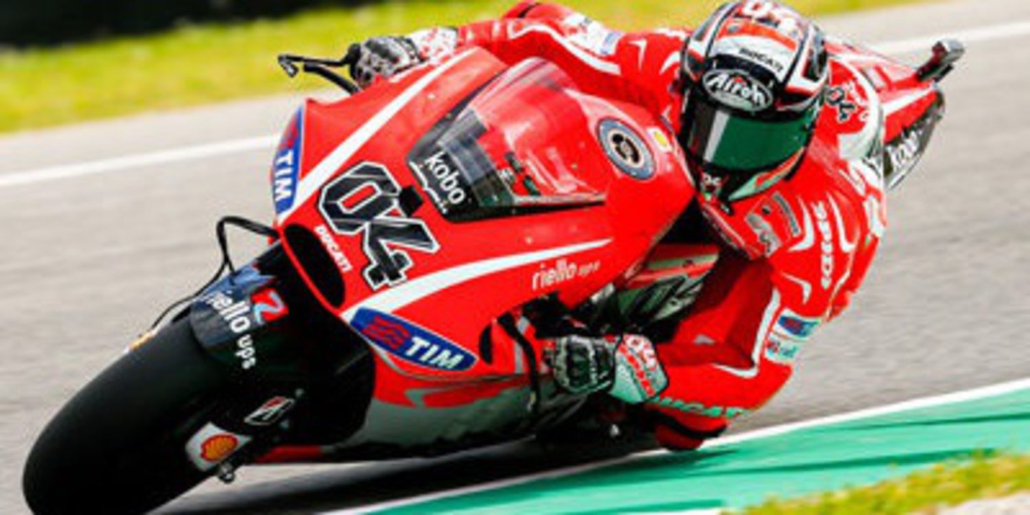 Andrea Dovizioso y Nicky Hayden sin mejoras en Assen