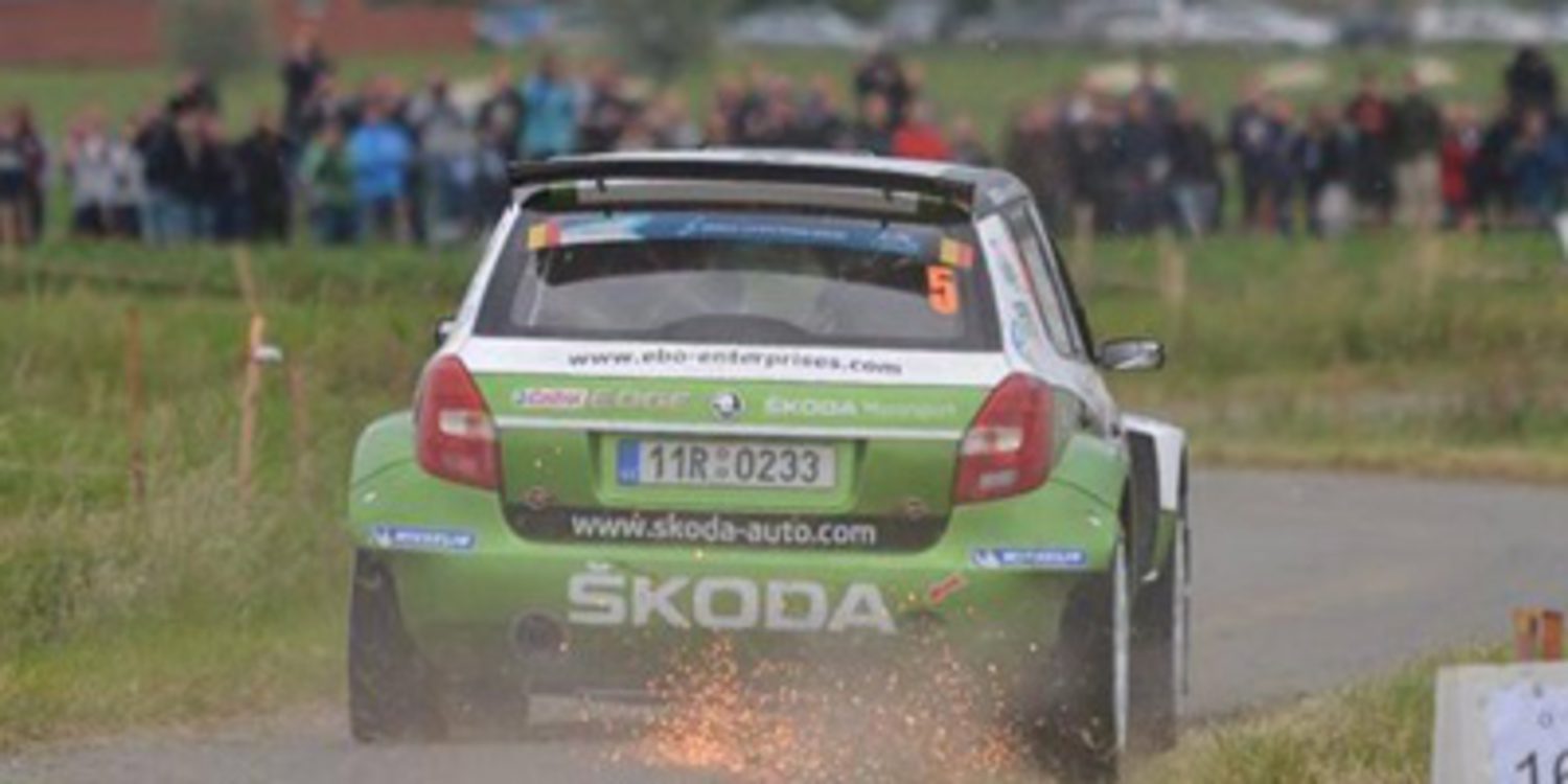 Freddy Loix scratch en el QS del Ypres Rally del ERC