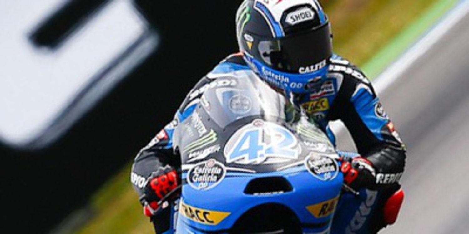 Alex Rins domina los mojados FP3 de Moto3 en Holanda