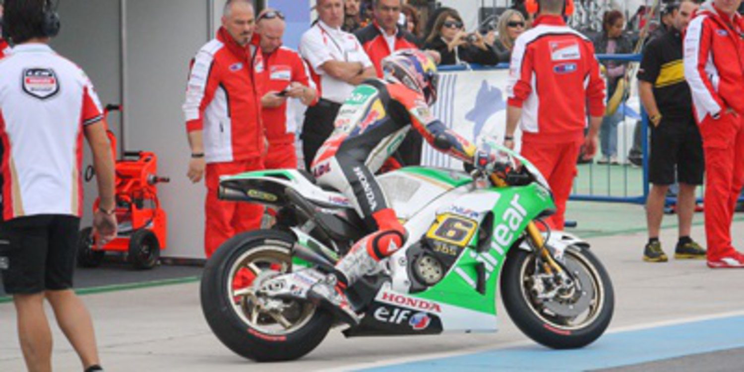 Stefan Bradl lidera el primer dia del test MotoGP en Argentina