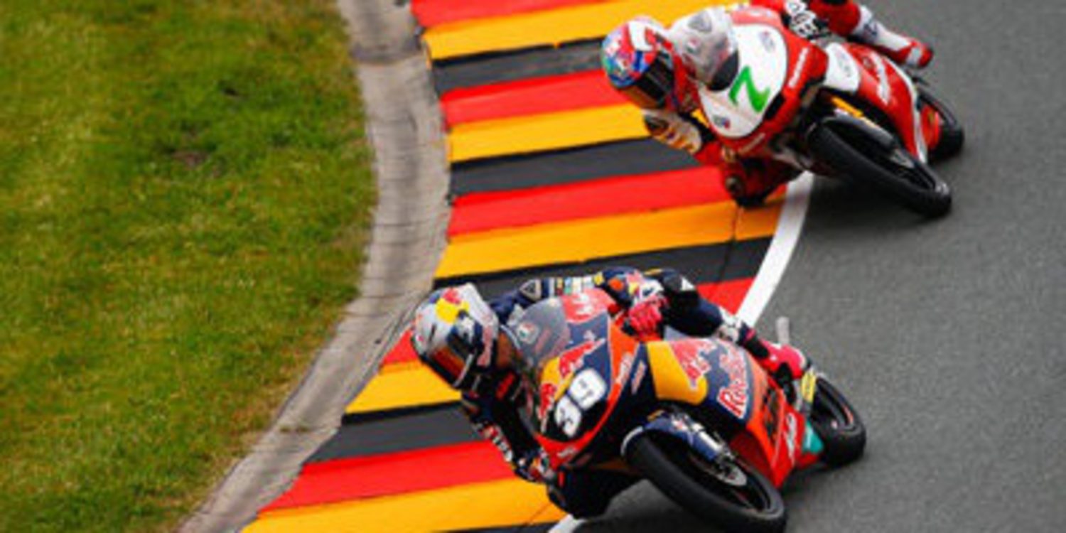 Luis Salom repite en los FP3 de Moto3 en Sachsenring