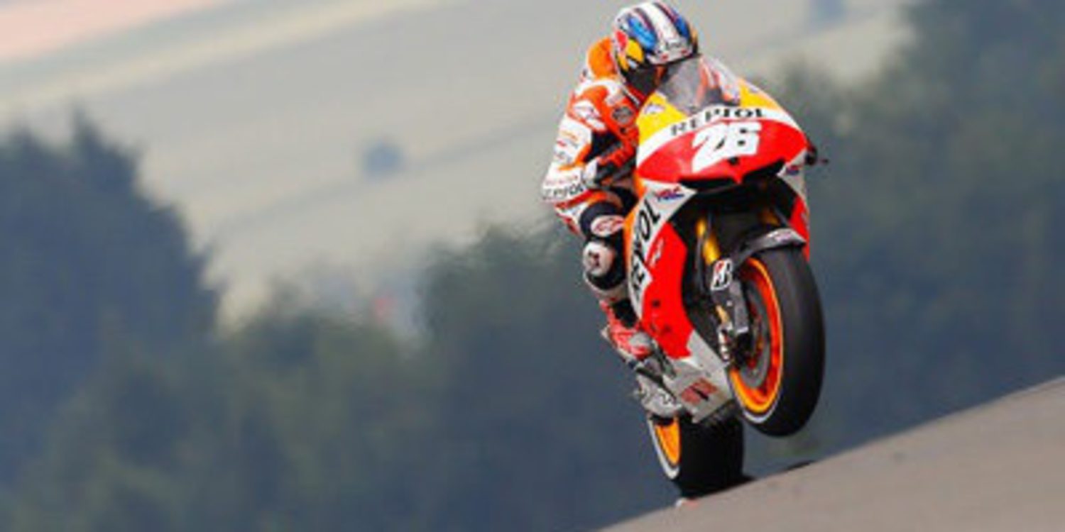 Márquez líder y Pedrosa tocado para Laguna Seca