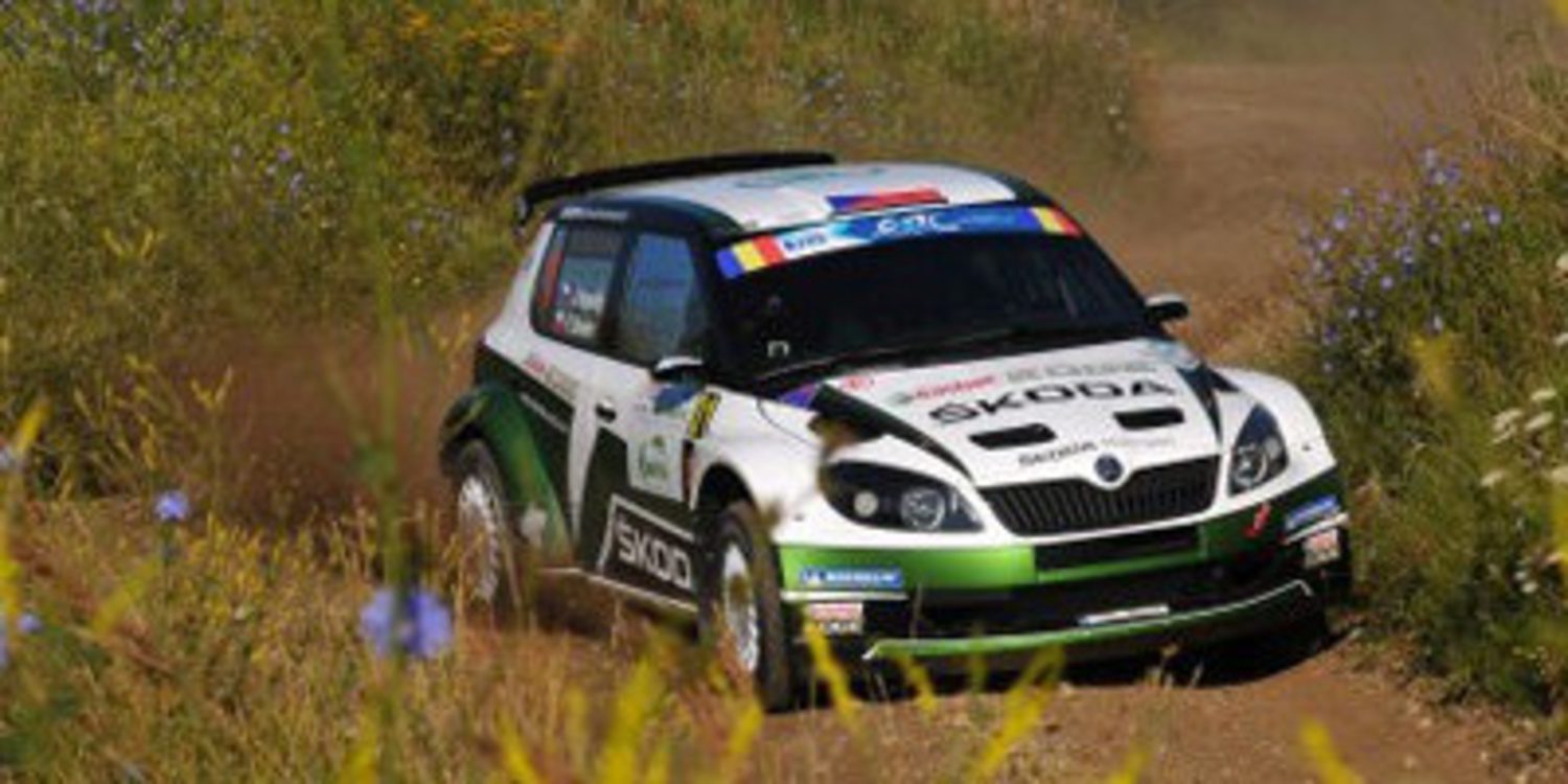 Jan Kopecký lidera el Sibiu Rally del ERC tras la 1ª etapa