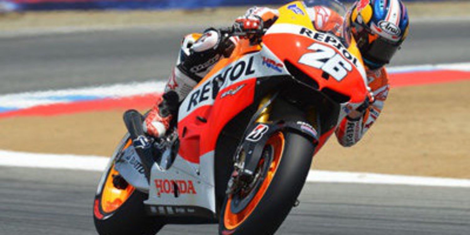 Marc Márquez y Dani Pedrosa a por la victoria en Indianápolis