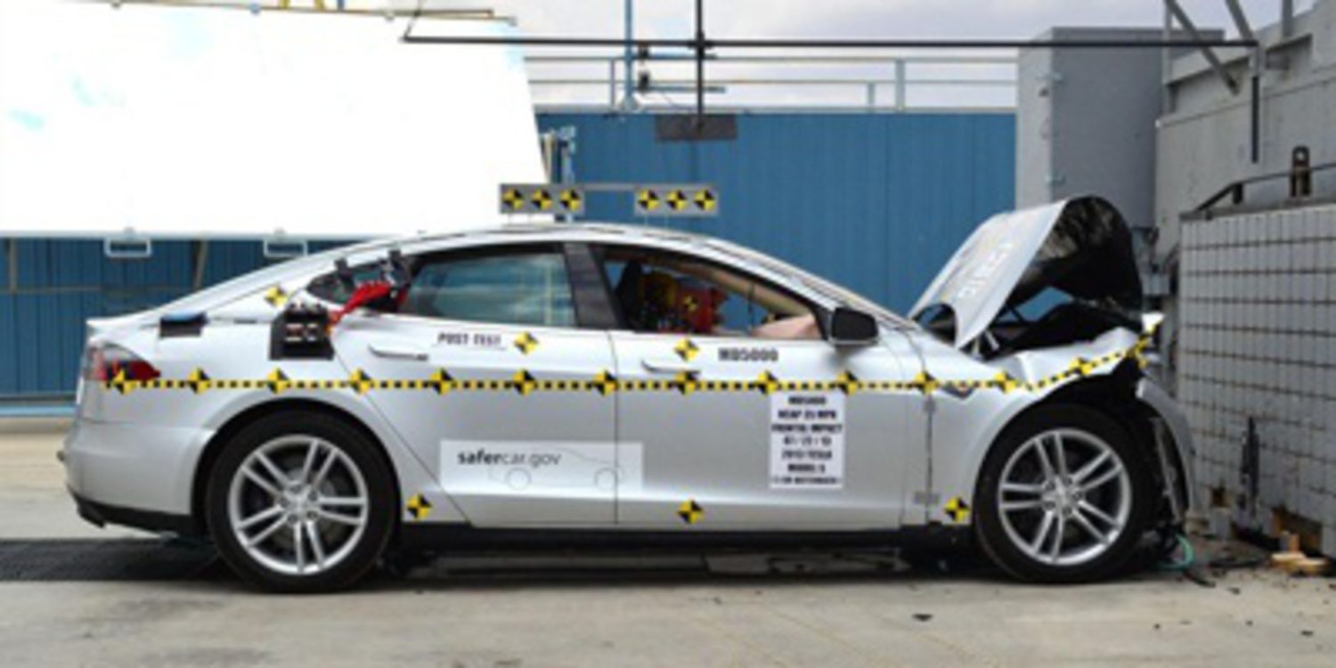 Máxima calificación de la NHTSA para el Tesla Model S