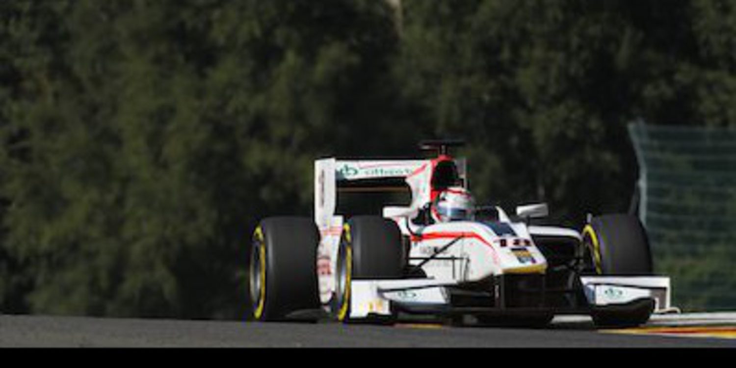 Coletti manda durante los libres de GP2 en Spa