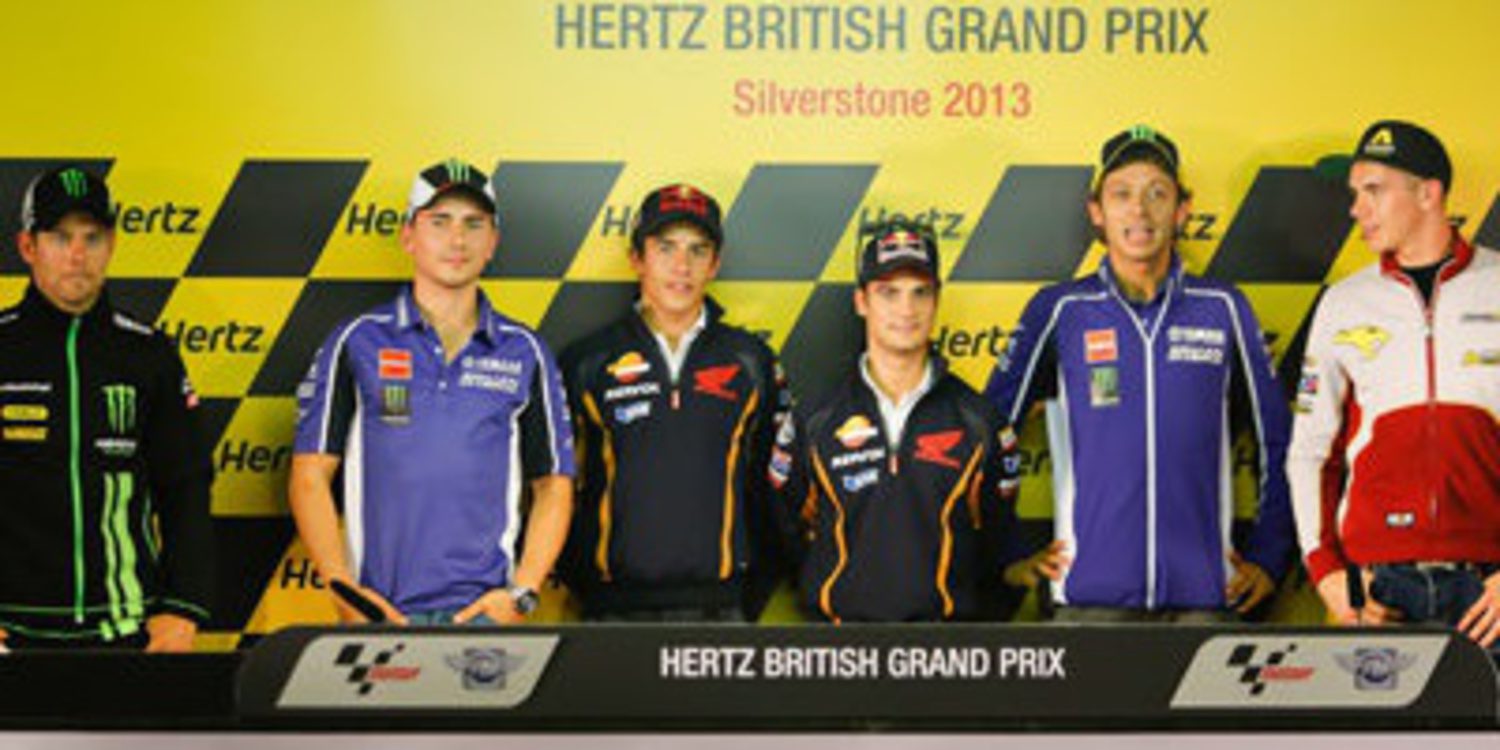 Rueda de prensa oficial GP Gran Bretaña 2013 MotoGP