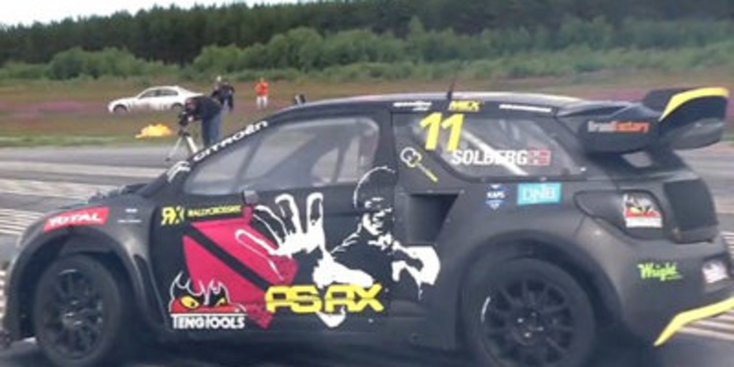 Petter Solberg se estrena en las Gymkhanas