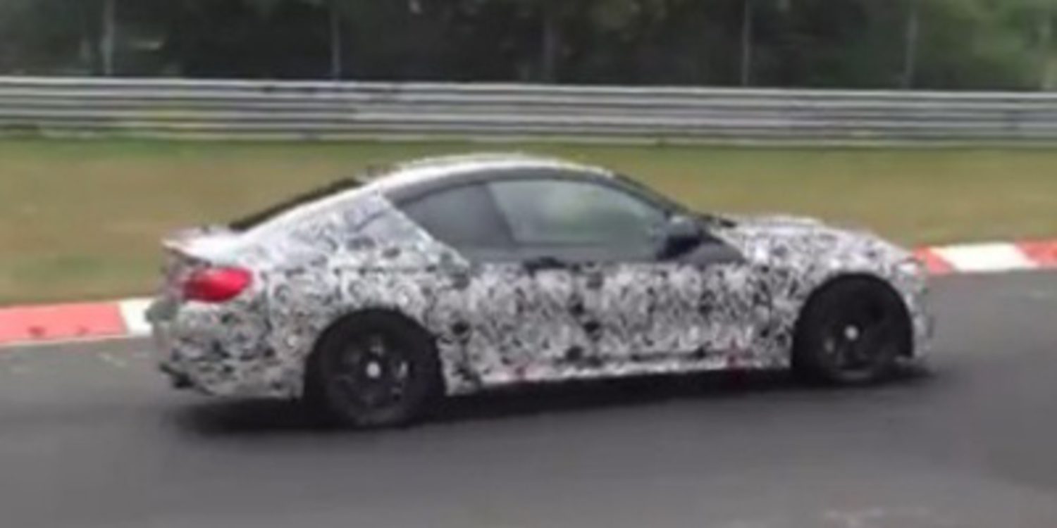 El nuevo BMW M4, cazado de test en Nürburgring