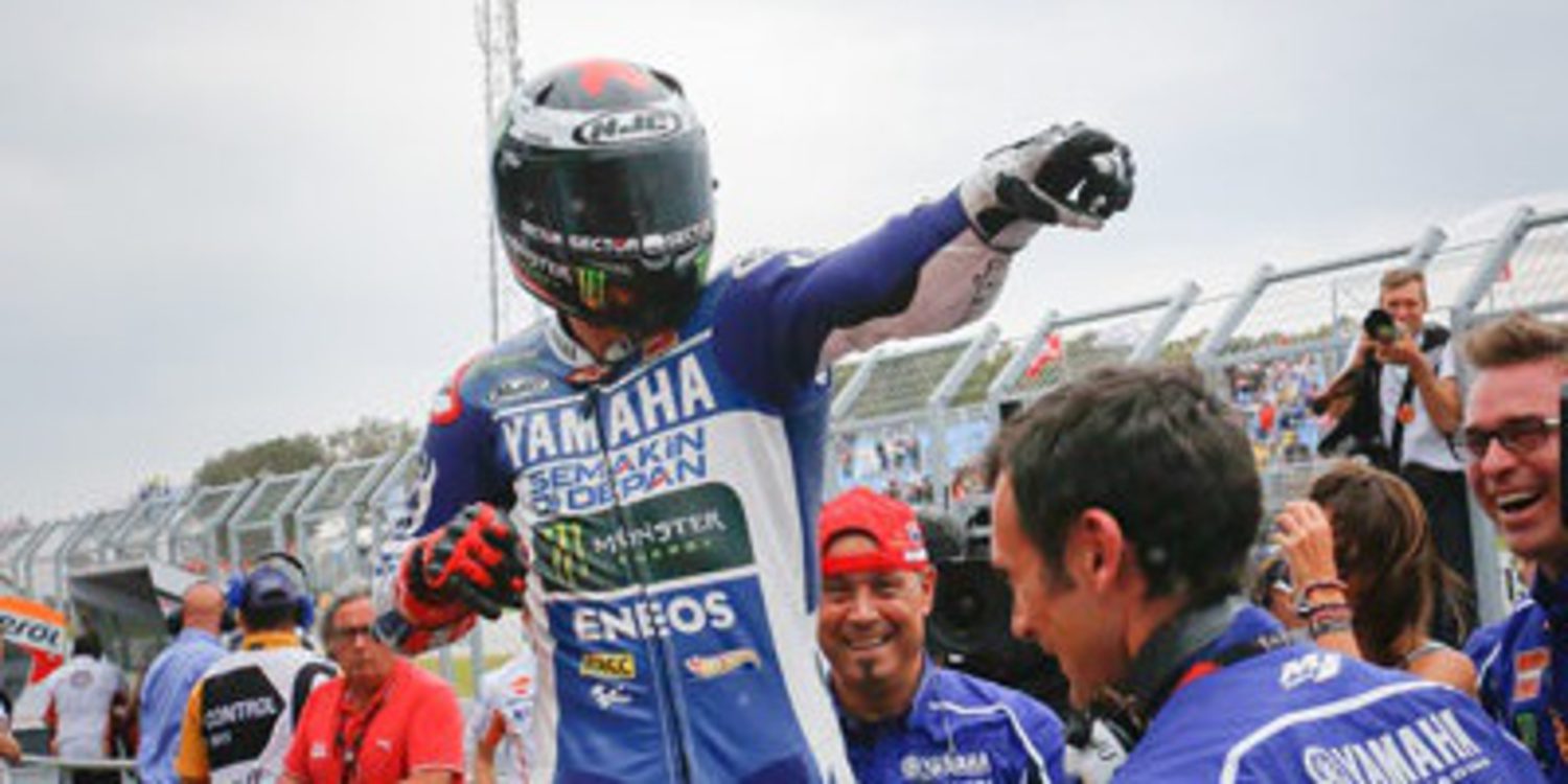 Jorge Lorenzo consiguió en Phillip Island su victoria 50