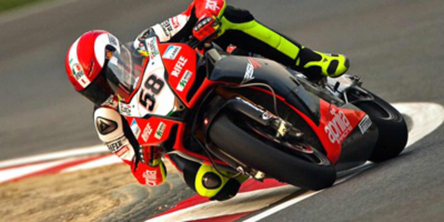 La Aprilia RSV4 de Marco Simoncelli cedida a la familia