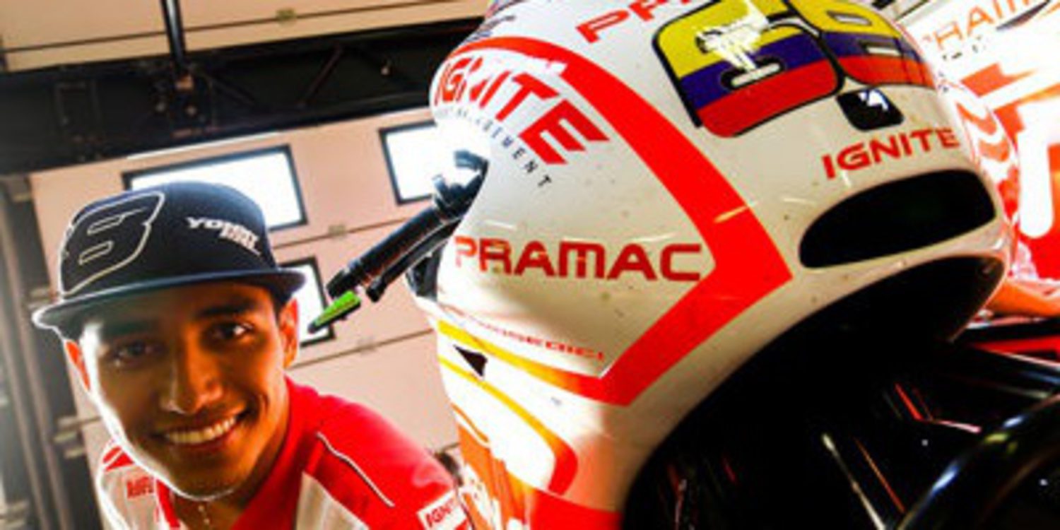 Yonny Hernández piloto de Pramac en MotoGP 2014