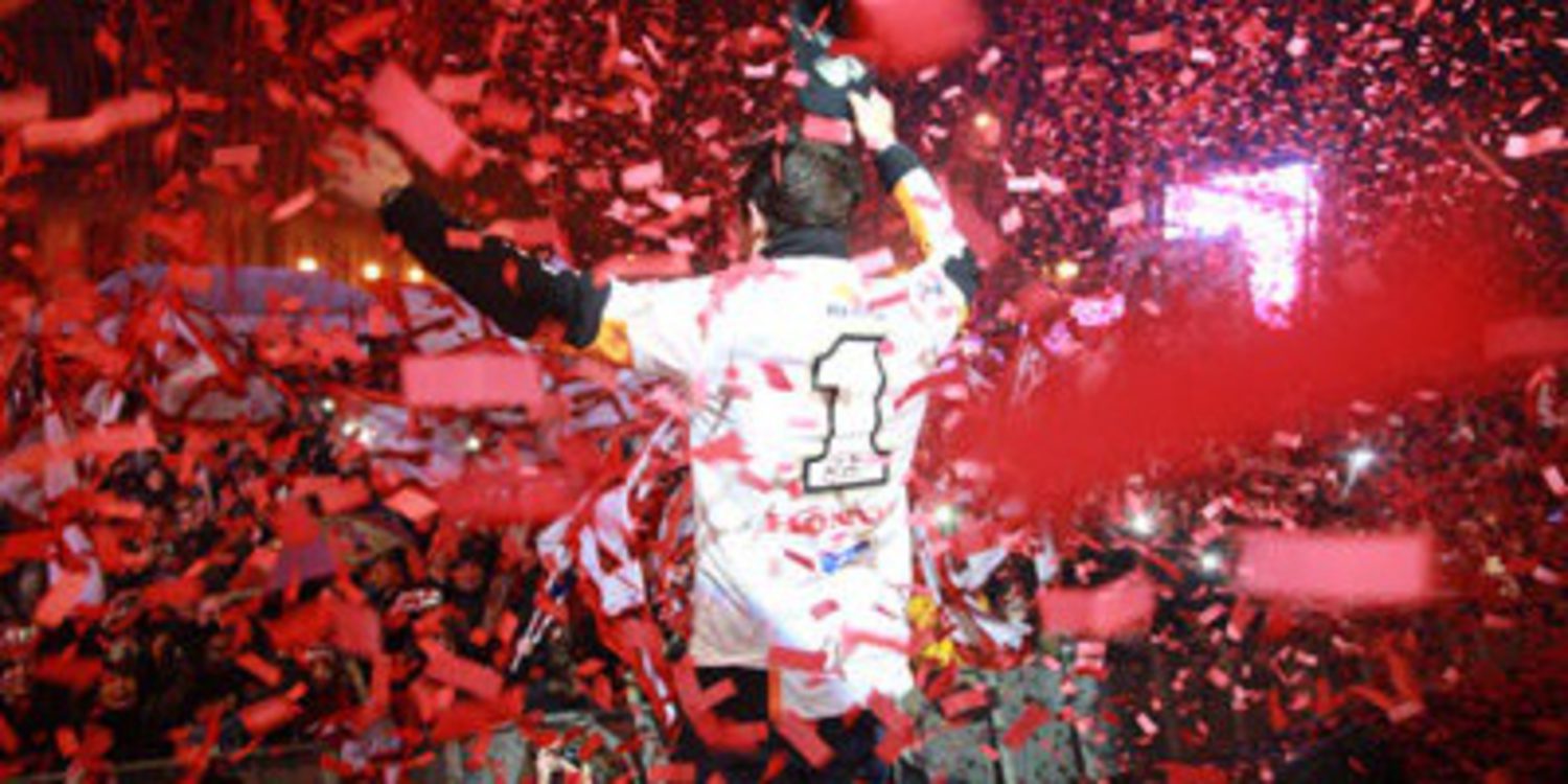 El gran día de celebración de Marc Márquez en Cervera