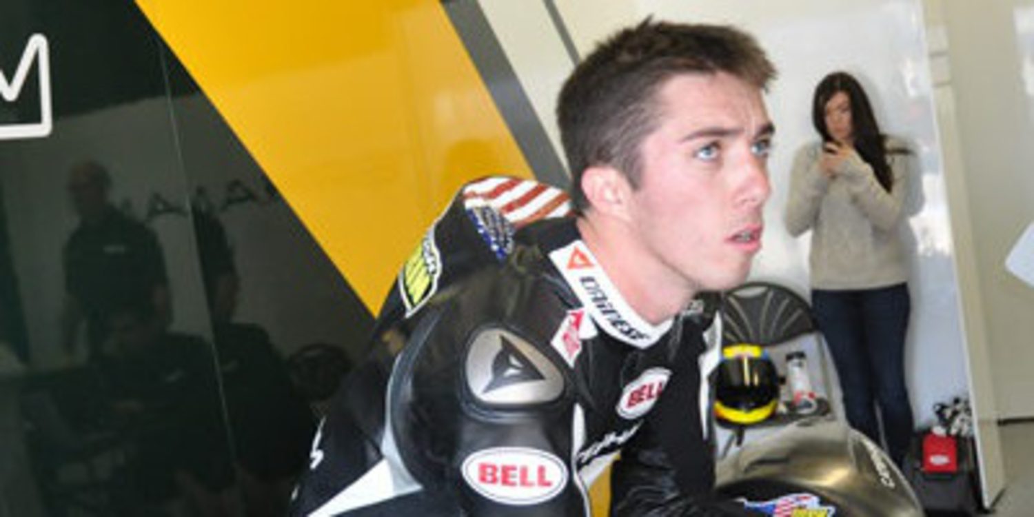 Caterham Moto2 prueba en Almería con Zarco y Herrin