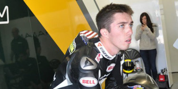 Caterham Moto2 prueba en Almería con Zarco y Herrin