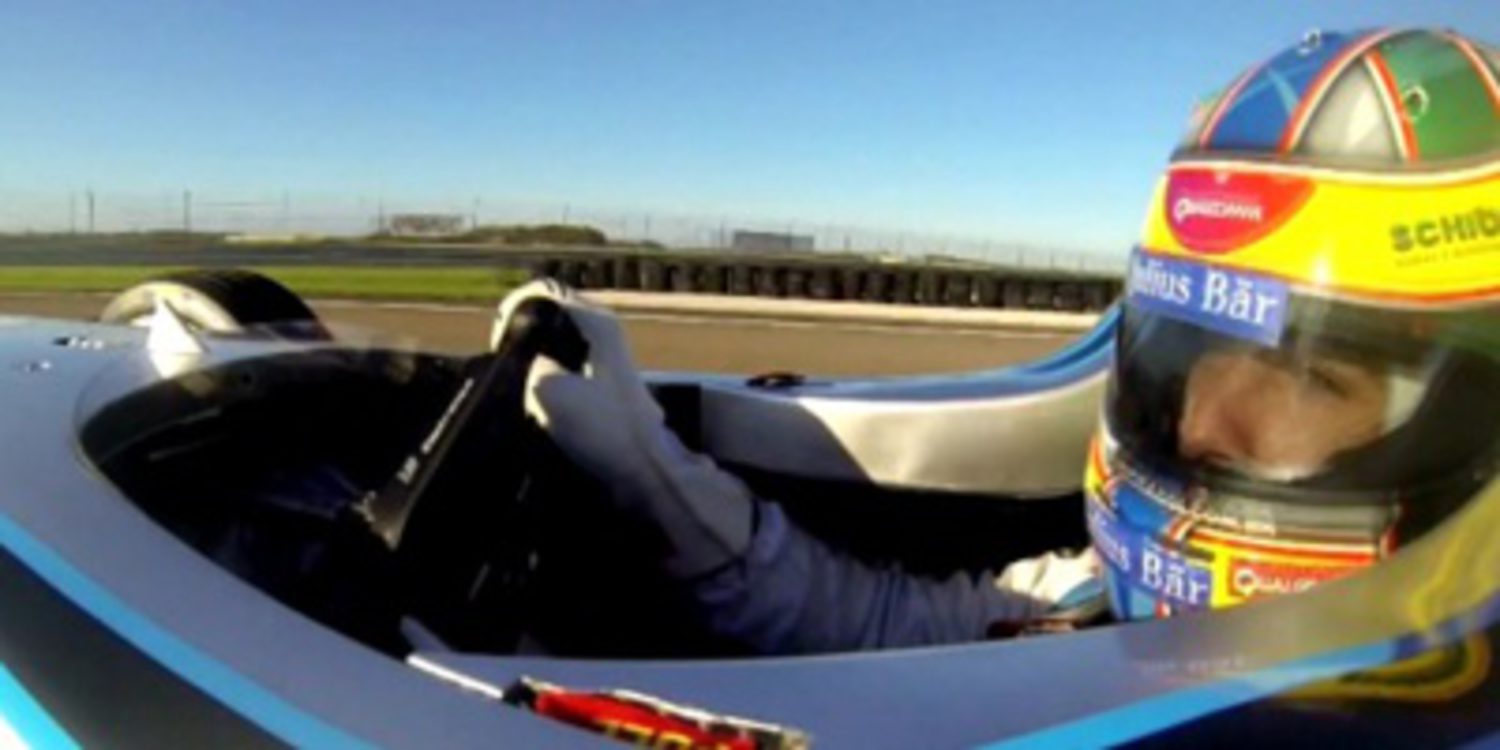 Primer test del monoplaza de la Formula E