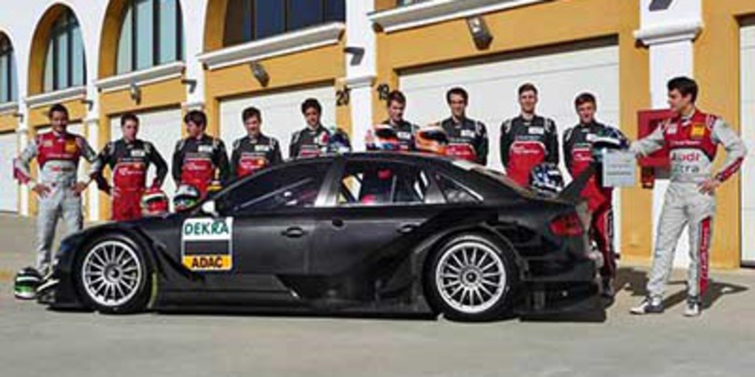 Audi prueba a ocho jóvenes para el DTM