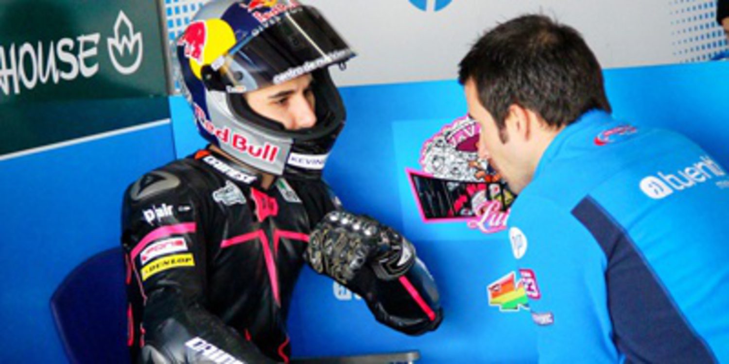 Luis Salom y Maverick Viñales a por todas en Moto2