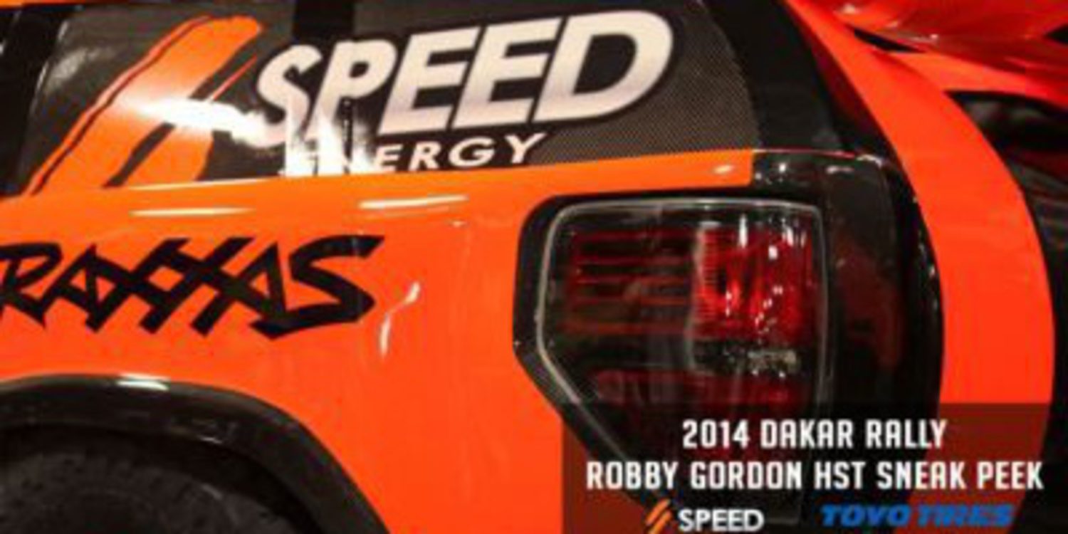 Este es el coche de Robby Gordon para el Dakar 2014