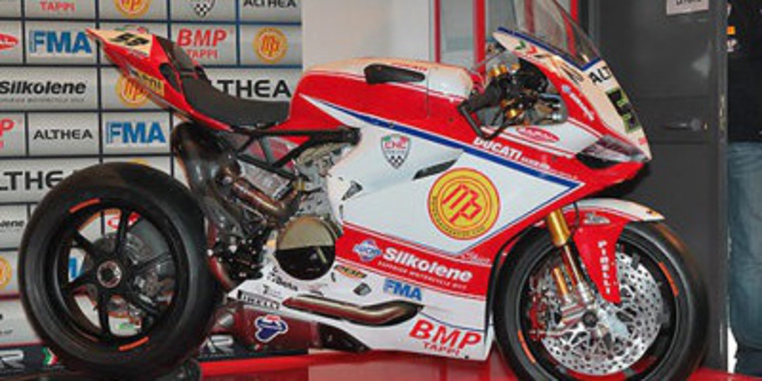 Althea Racing y su Ducati EVO del WSBK para Canepa