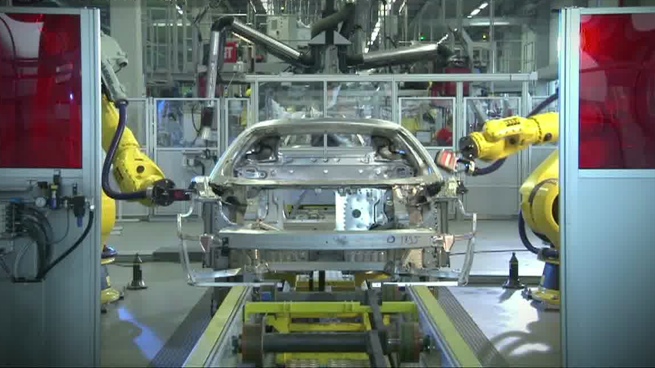 Chasis del V12 que Ferrari presentará en Ginebra