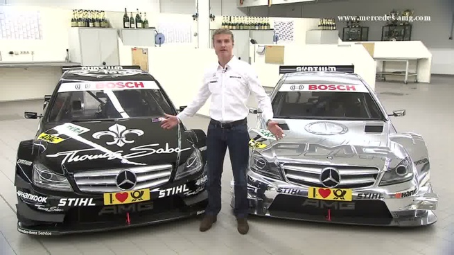 David Coulthard nos muestra el Mercedes AMG C-Coupé DTM 2012