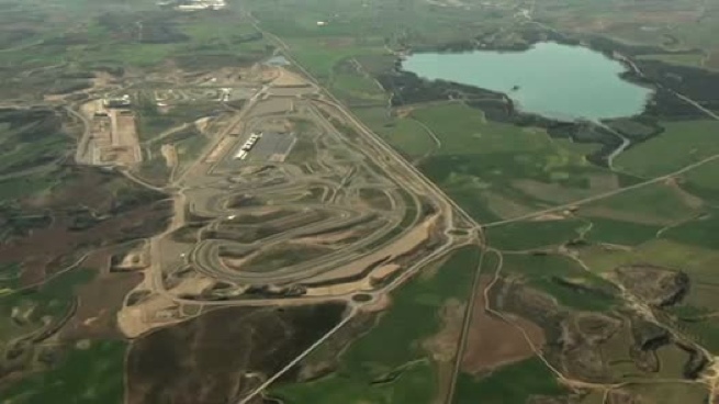 MotorLand Aragón desde el aire