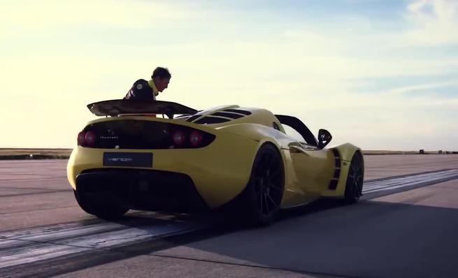 Hennessey Venom GT world speed record teaser