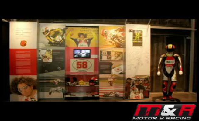 Exposición de Marco Simoncelli en el Museo Olímpico de Barcelona