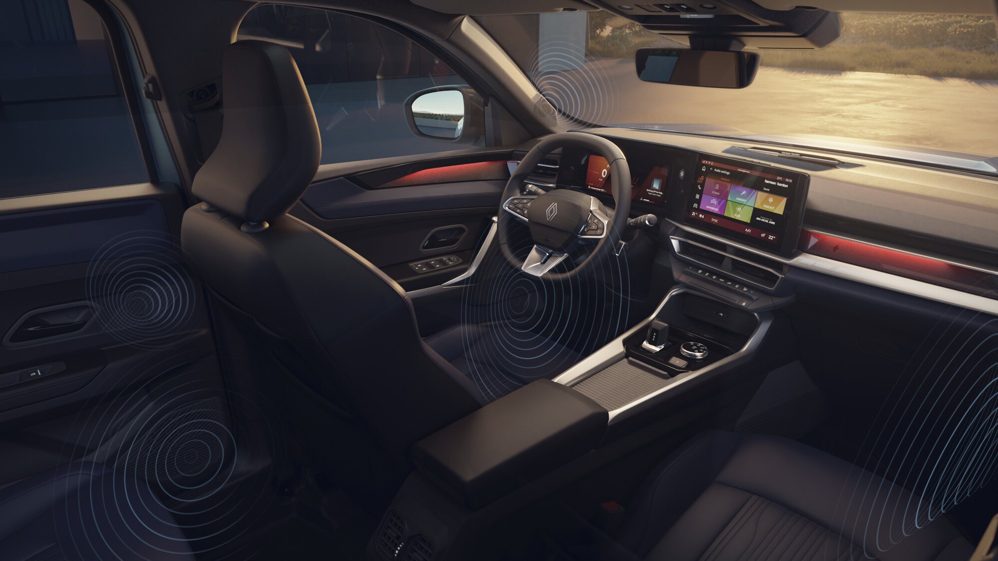 Renault Boreal apuesta por un interior con tecnología y amplitud